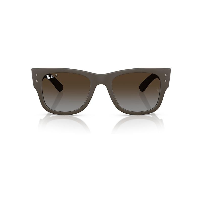 Ray-Ban Mega Wayfarer Liteforce Sunglasses Sand Brown Frame Brown Lenses Polarized by RAY-BAN