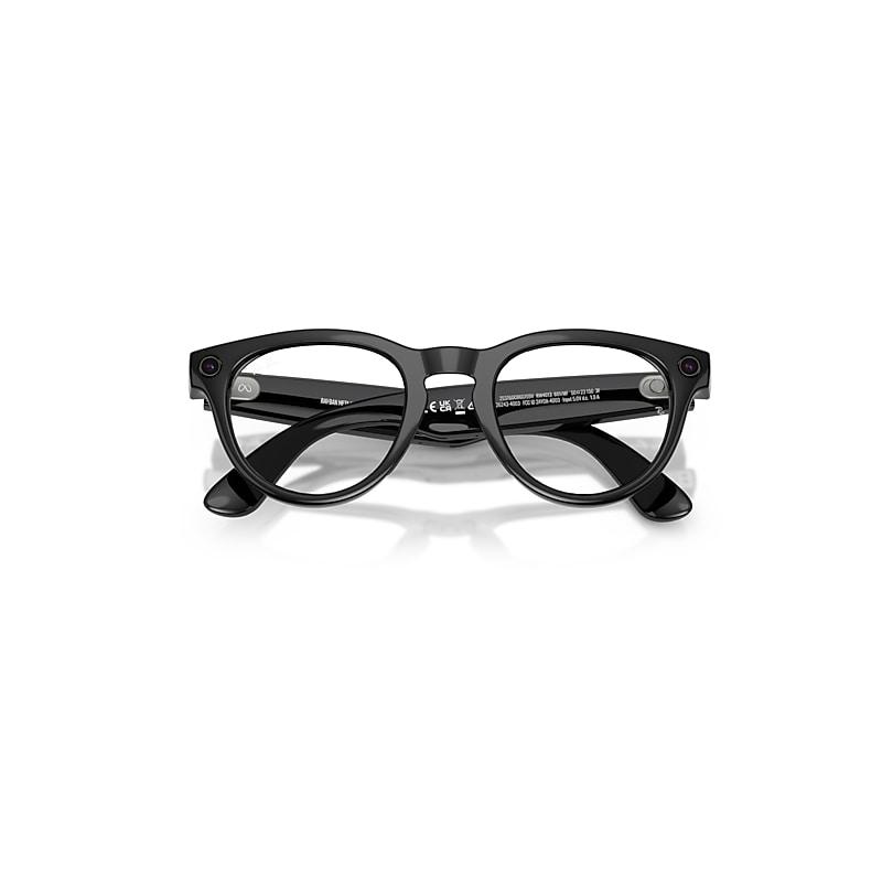 Ray-Ban Meta Black Frame Blue Lenses AI by RAY-BAN