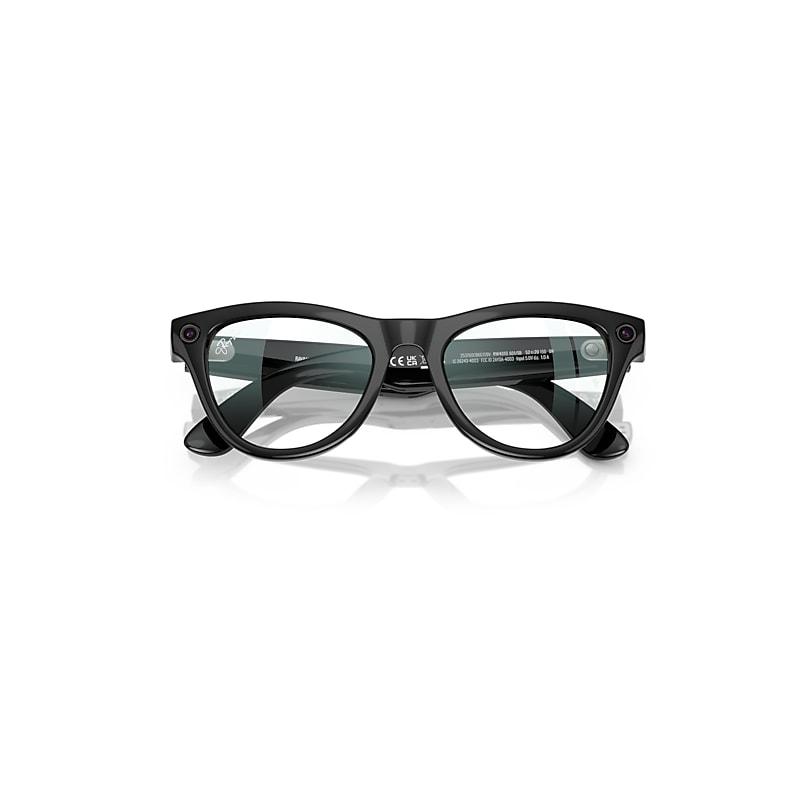 Ray-Ban Meta Black Frame Clear Lenses AI by RAY-BAN