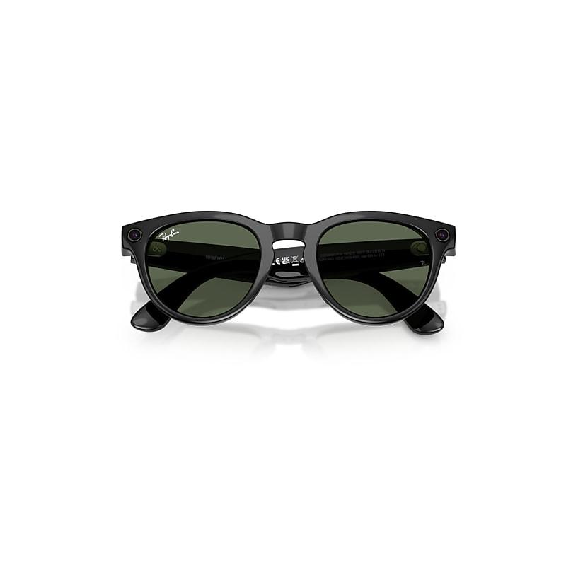 Ray-Ban Meta Black Frame Green Lenses AI by RAY-BAN