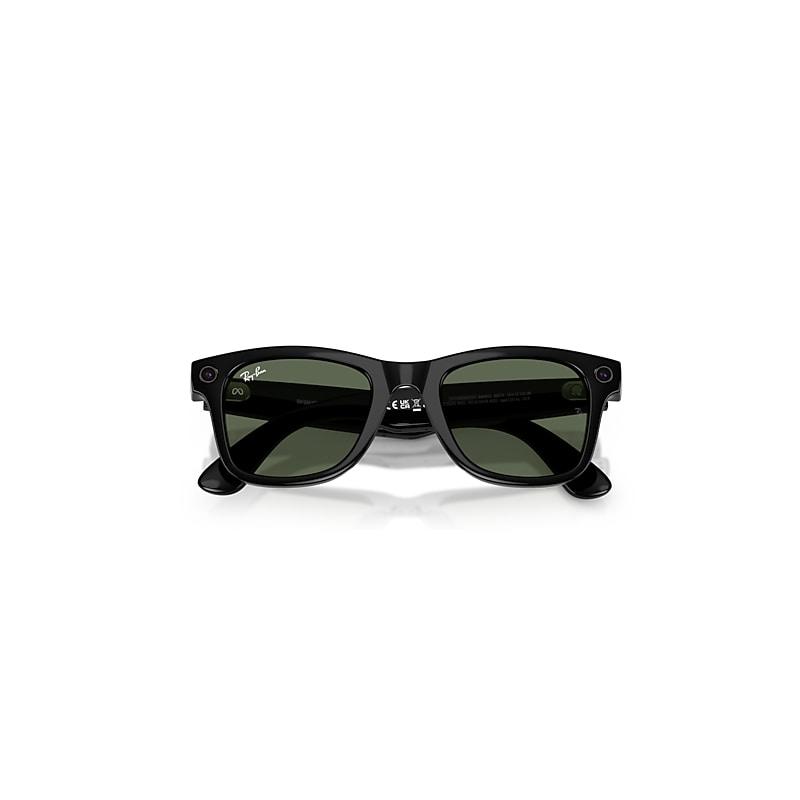 Ray-Ban Meta Black Frame Green Lenses AI by RAY-BAN