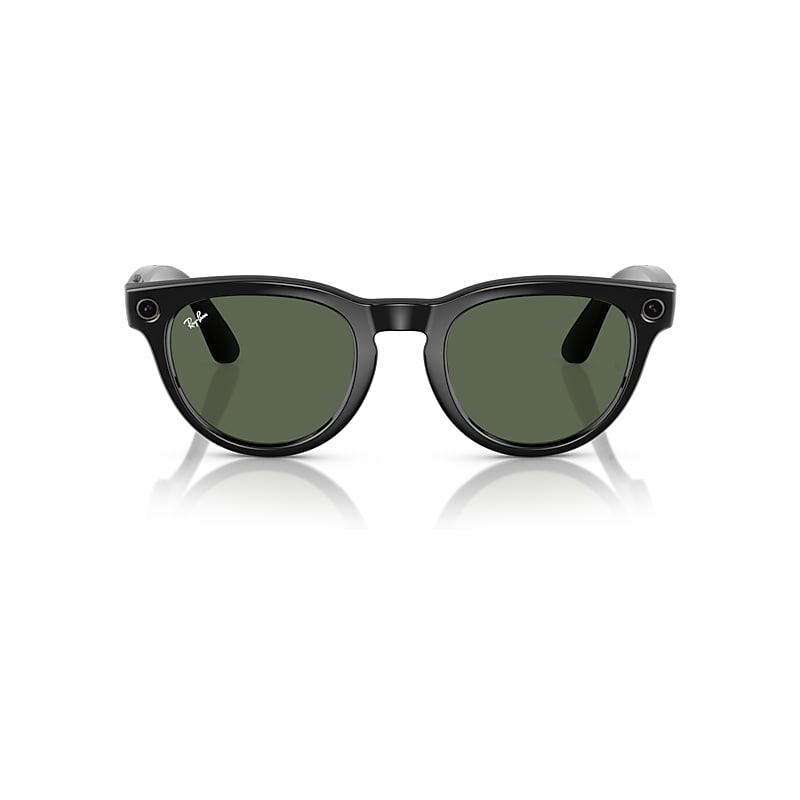 Ray-Ban Meta Black Frame Green Lenses AI by RAY-BAN