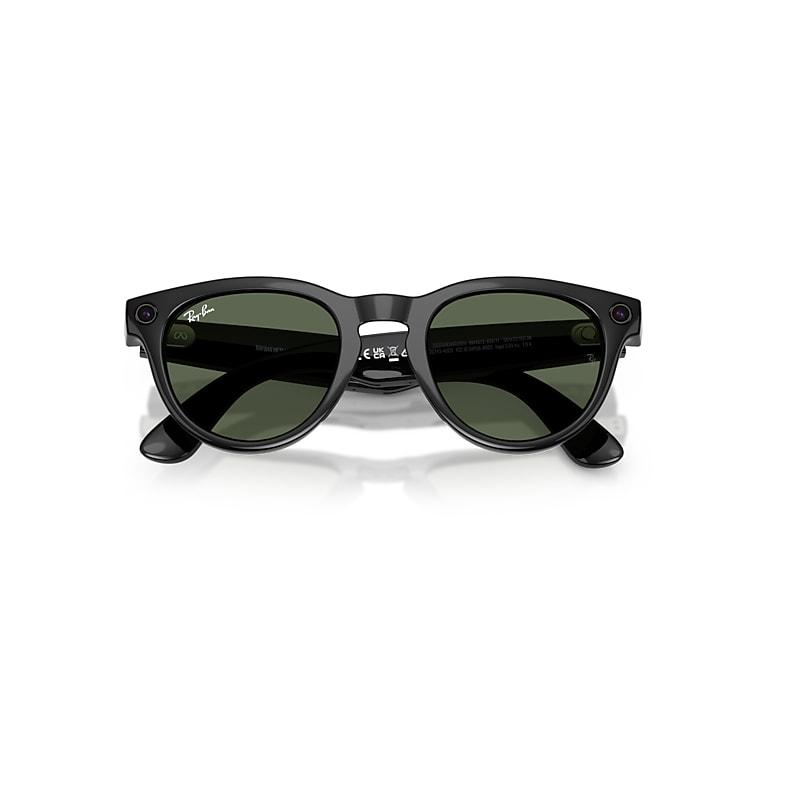 Ray-Ban Meta Black Frame Green Lenses AI by RAY-BAN