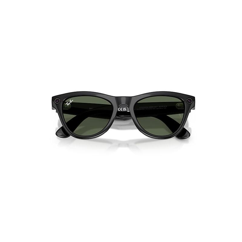 Ray-Ban Meta Black Frame Green Lenses AI by RAY-BAN