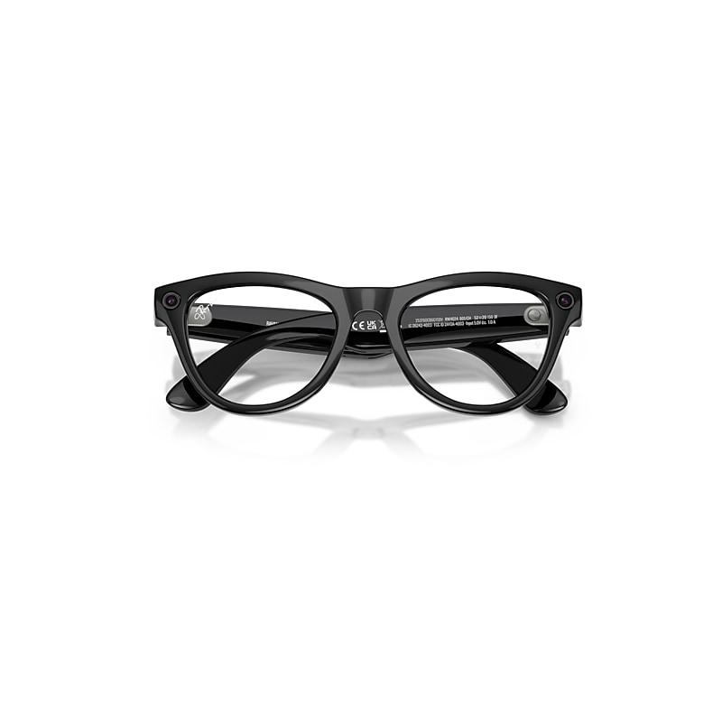 Ray-Ban Meta Black Frame Violet Lenses AI by RAY-BAN
