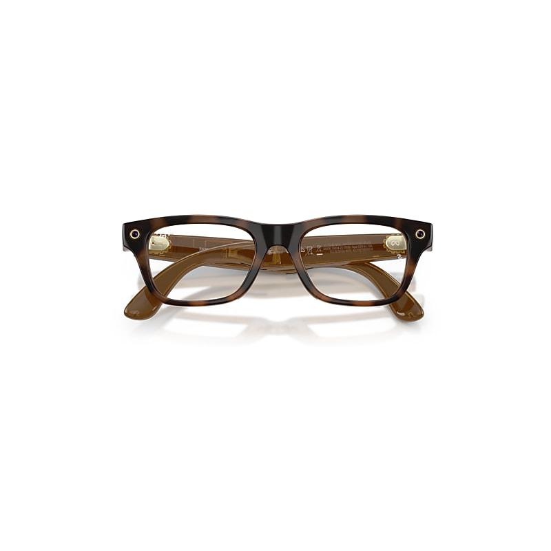 Ray-Ban Meta Optics (Gen 2) Havana Frame Demo Lens Prescription AI by RAY-BAN
