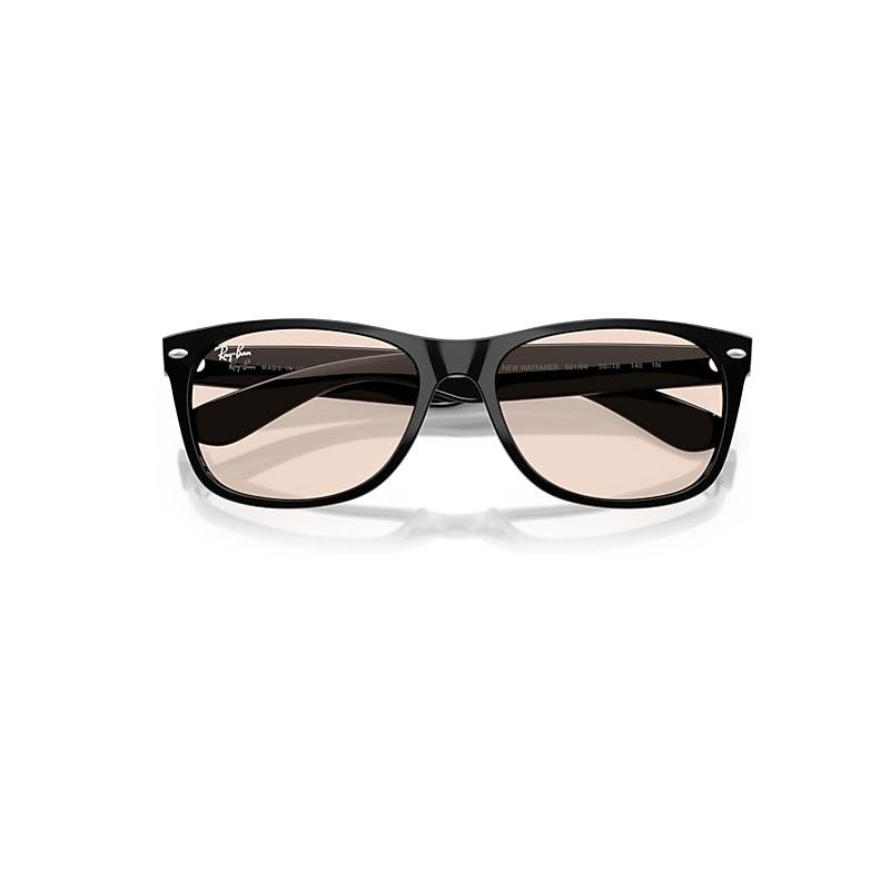 Ray-Ban New Wayfarer Classic Sunglasses Black Frame Clear Lenses by RAY-BAN