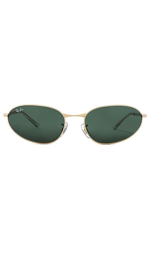 Ray-Ban Oval Sunglasses in Metallic Gold by RAY-BAN