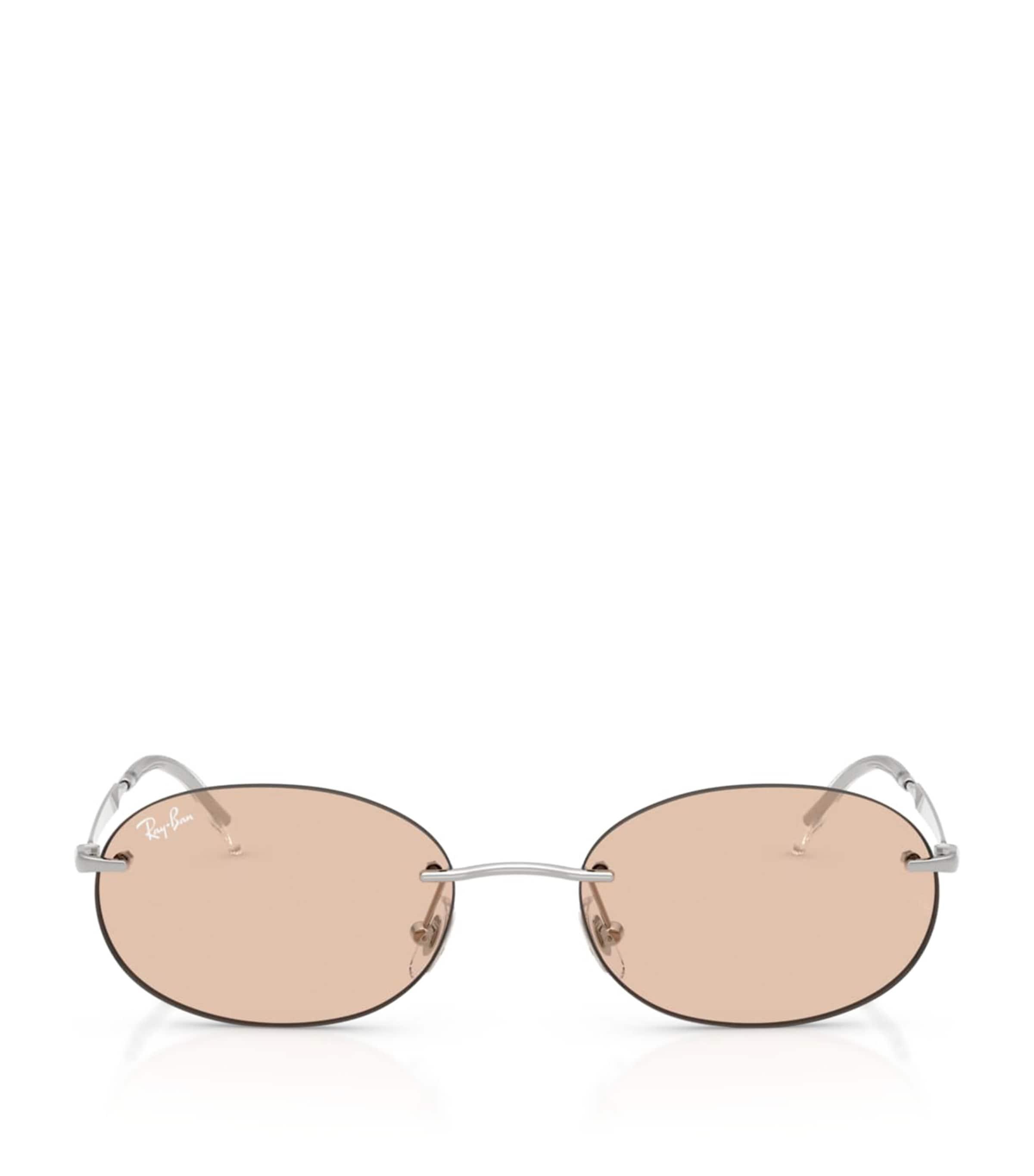 Ray-Ban RB3767 Metal Oval Sunglasses by RAY-BAN