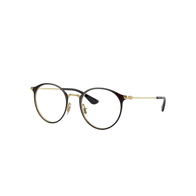 Ray-Ban Rb1053 Optics Kids Eyeglasses Gold Frame Clear Lenses Polarized by RAY-BAN