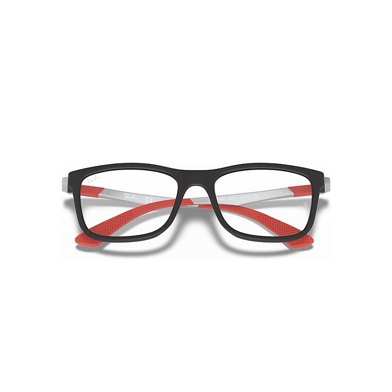 Ray-Ban Rb1549 Optics Kids Eyeglasses Silver Frame Clear Lenses Polarized by RAY-BAN