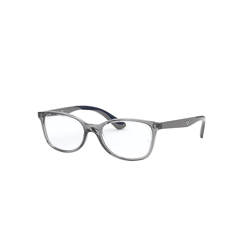 Ray-Ban Rb1586 Optics Kids Eyeglasses Blue Frame Clear Lenses Polarized by RAY-BAN