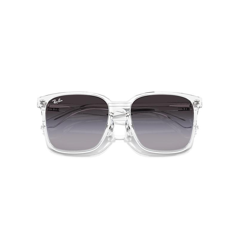 Ray-Ban Rb2206d Sunglasses Transparent Frame Grey Lenses by RAY-BAN