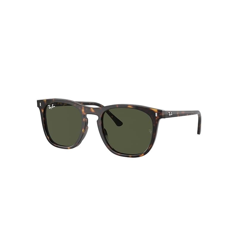 Ray-Ban Rb2210 Sunglasses Havana Frame Green Lenses by RAY-BAN