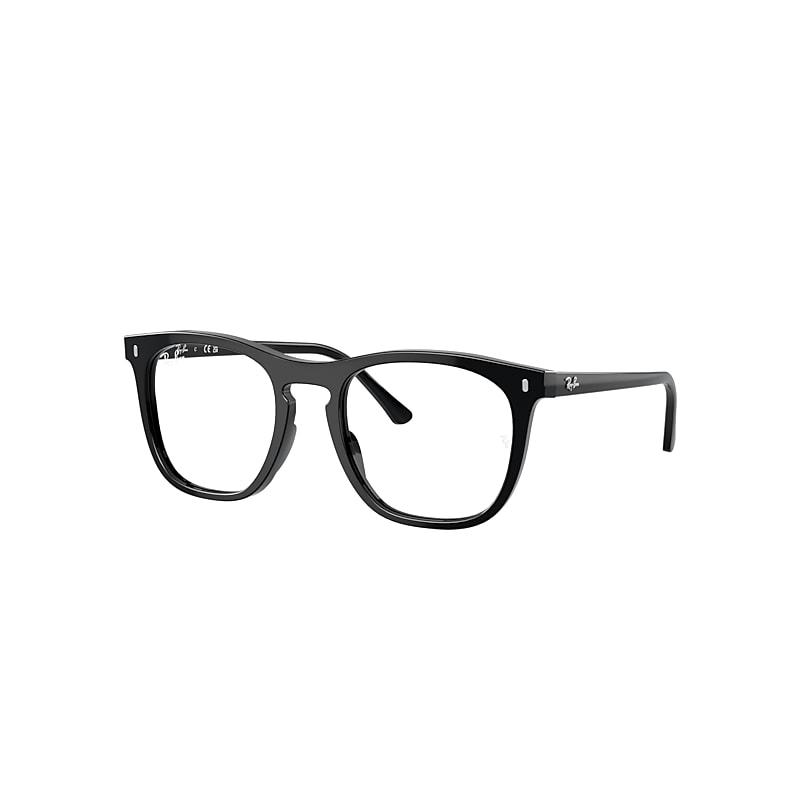 Ray-Ban Rb2210v Optics Eyeglasses Black Frame Clear Lenses Polarized by RAY-BAN
