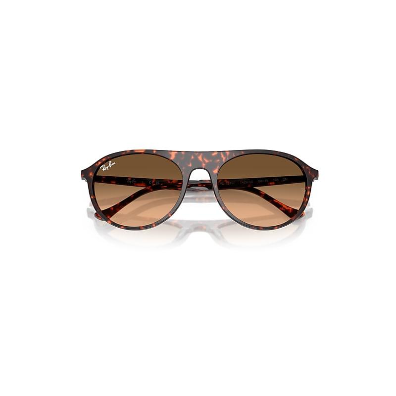 Ray-Ban Rb2215 Sunglasses Havana Red Turtle Frame Pink Lenses by RAY-BAN