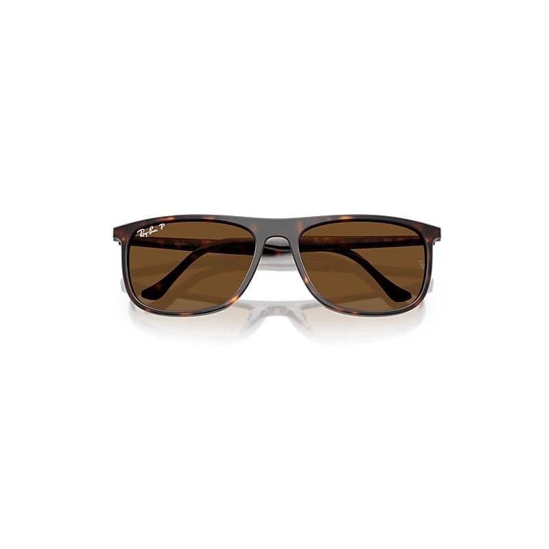 Ray-Ban Rb2216 Sunglasses Havana Frame Brown Lenses Polarized by RAY-BAN