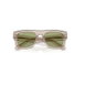 Ray-Ban Rb2217m Scuderia Ferrari Collection Sunglasses Transparent Light Brown Frame Green Lenses by RAY-BAN