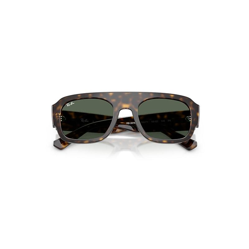 Ray-Ban Rb2218 Sunglasses Havana Frame Green Lenses by RAY-BAN