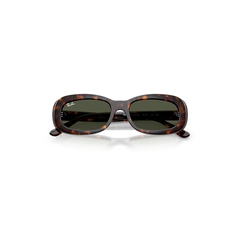 Ray-Ban Rb2221 Sunglasses Havana Frame Green Lenses by RAY-BAN