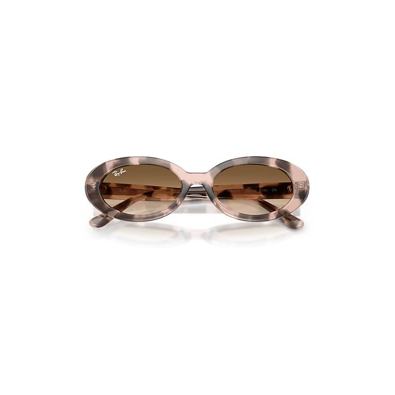 Ray-Ban Rb2223 Sunglasses Opal Pink Havana Frame Brown Lenses by RAY-BAN