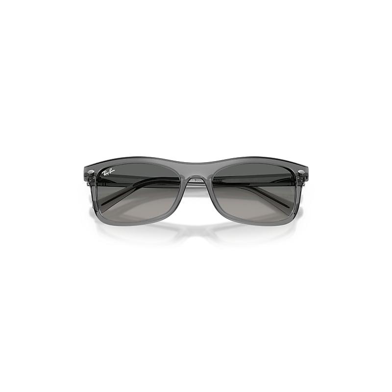 Ray-Ban Rb2226 Sunglasses Transparent Grey Frame Grey Lenses by RAY-BAN
