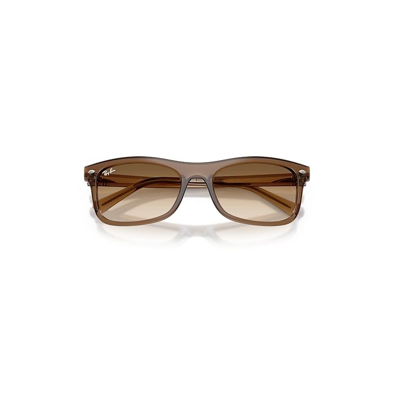 Ray-Ban Rb2226 Sunglasses Transparent Light Brown Frame Brown Lenses by RAY-BAN