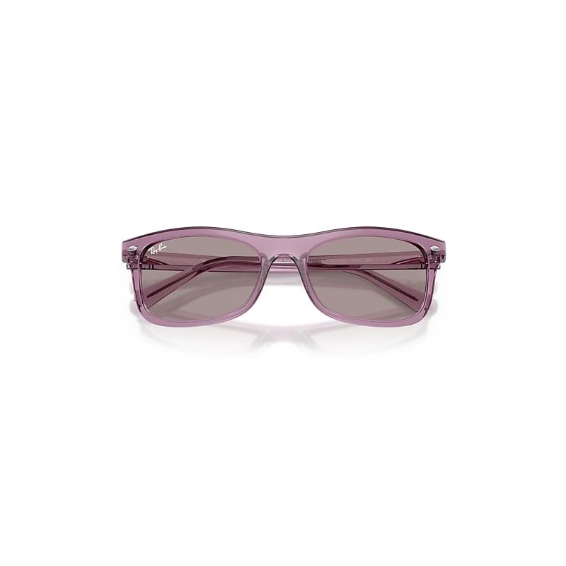 Ray-Ban Rb2226 Sunglasses Transparent Violet Frame Violet Lenses by RAY-BAN