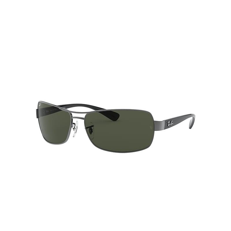 Ray-Ban Rb3379 Sunglasses Black Frame Green Lenses Polarized by RAY-BAN Ray-Ban Rb3379 Sunglasses Black Frame Green Lenses Polarized by RAY-BAN
