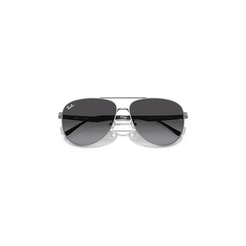 Ray-Ban Rb3712d Sunglasses Gunmetal Frame Grey Lenses by RAY-BAN