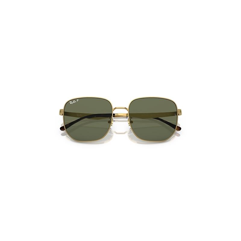 Ray-Ban Rb3713d Sunglasses Arista Gold Frame Green Lenses Polarized by RAY-BAN