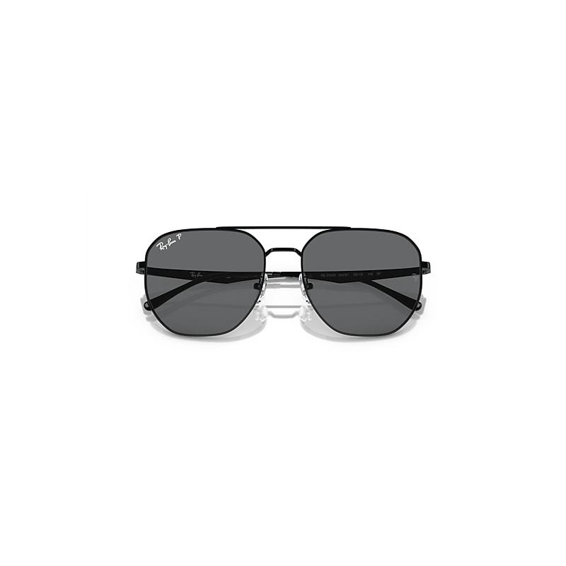 Ray-Ban Rb3724d Sunglasses Black Frame Grey Lenses Polarized by RAY-BAN