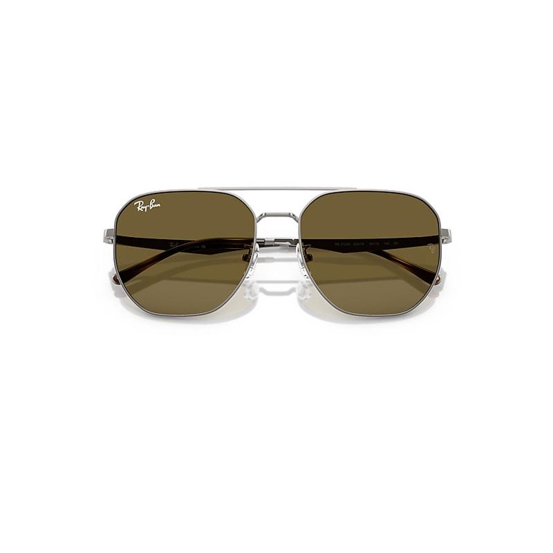 Ray-Ban Rb3724d Sunglasses Gunmetal Frame Brown Lenses by RAY-BAN