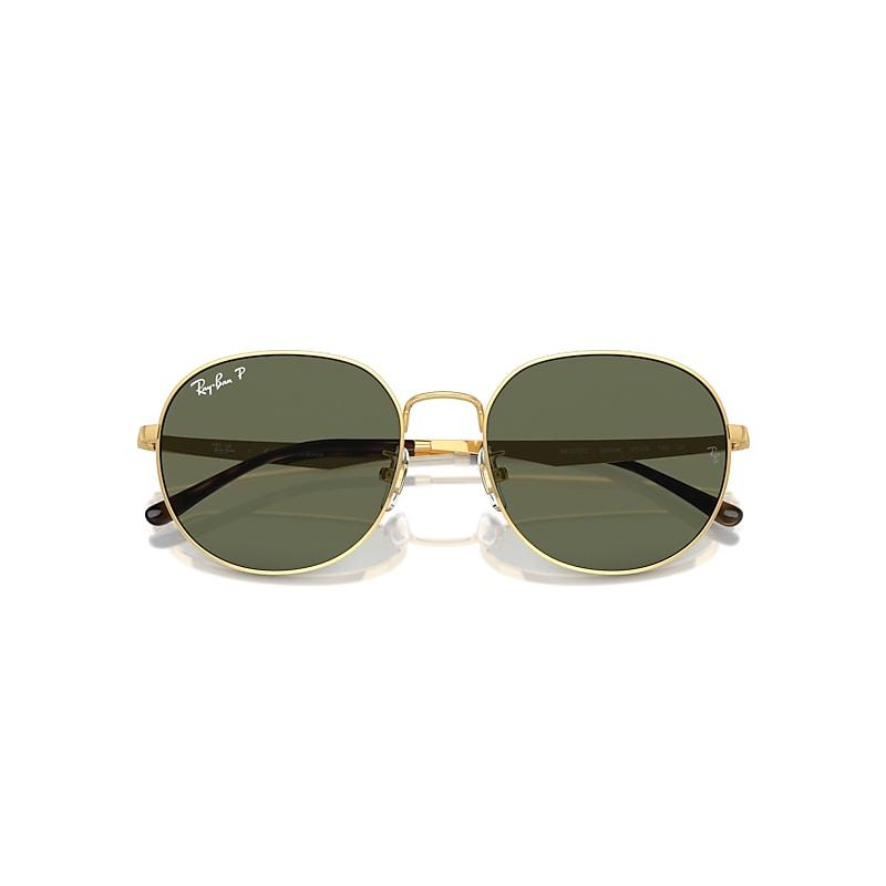 Ray-Ban Rb3727d Sunglasses Arista Gold Frame Green Lenses Polarized by RAY-BAN