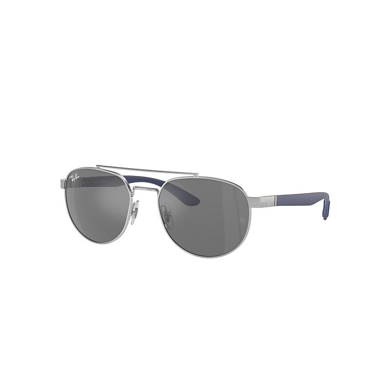 Ray-Ban Rb3736 Sunglasses Blue Frame Grey Lenses by RAY-BAN