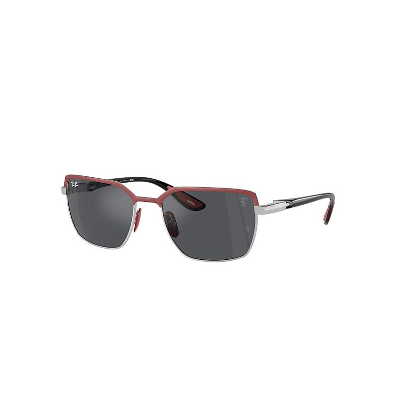 Ray-Ban Rb3743m Scuderia Ferrari Collection Sunglasses Black Frame Grey Lenses by RAY-BAN