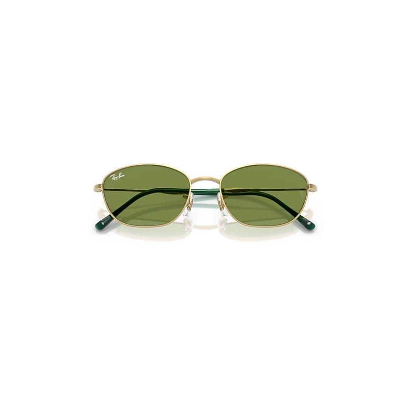 Ray-Ban Rb3749 Sunglasses Arista Gold Frame Green Lenses by RAY-BAN