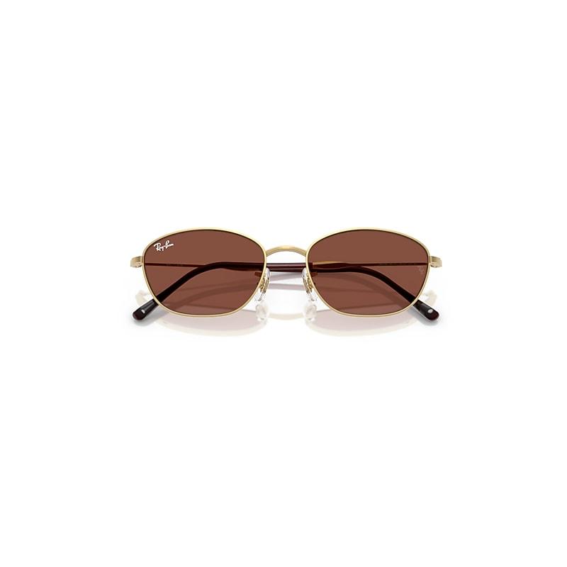 Ray-Ban Rb3749 Sunglasses Arista Gold Frame Red Lenses by RAY-BAN