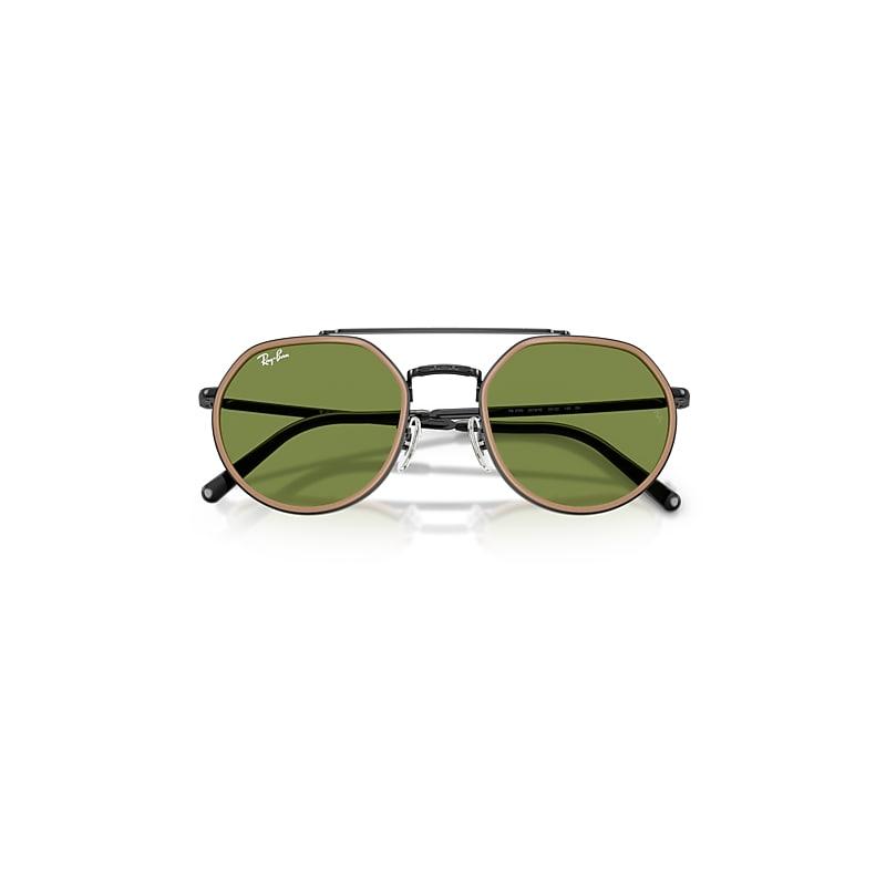 Ray-Ban Rb3765 Sunglasses Black Frame Green Lenses by RAY-BAN