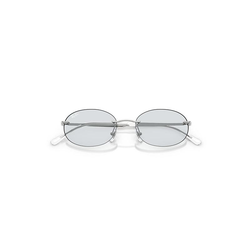 Ray-Ban Rb3767 Transitions ® Color Touch ™ Lenses Sunglasses Silver Frame Blue Lenses by RAY-BAN