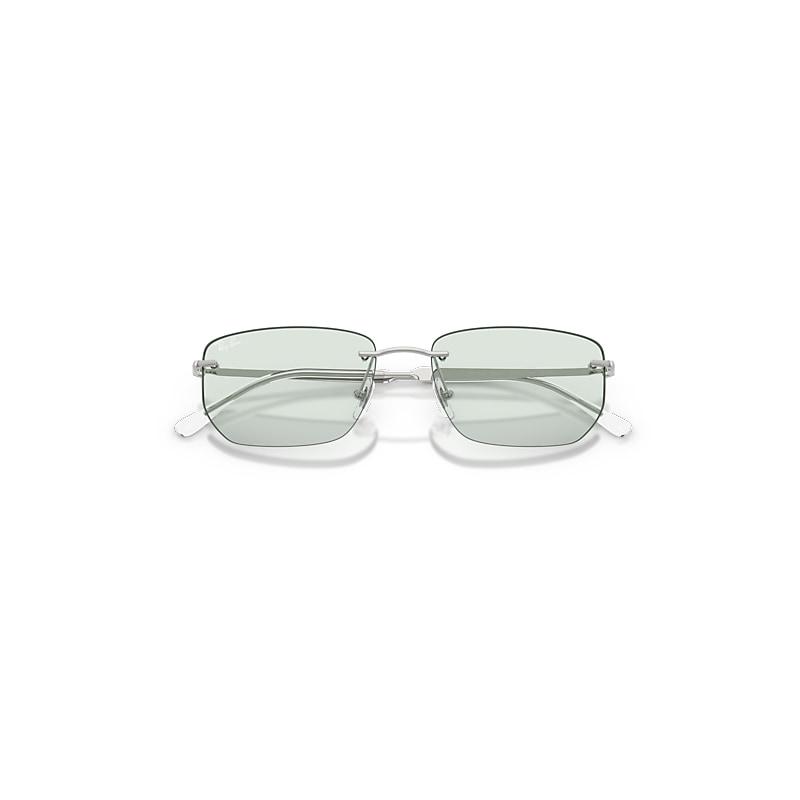 Ray-Ban Rb3768 Transitions ® Color Touch ™ Lenses Sunglasses Silver Frame Green Lenses by RAY-BAN