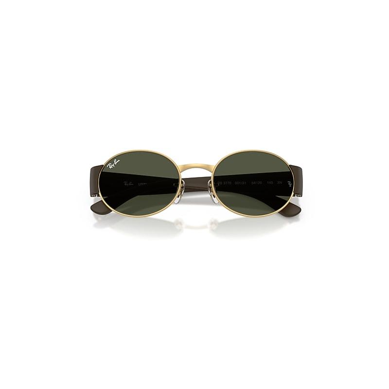 Ray-Ban Rb3770 Sunglasses Sand Brown Frame Green Lenses by RAY-BAN