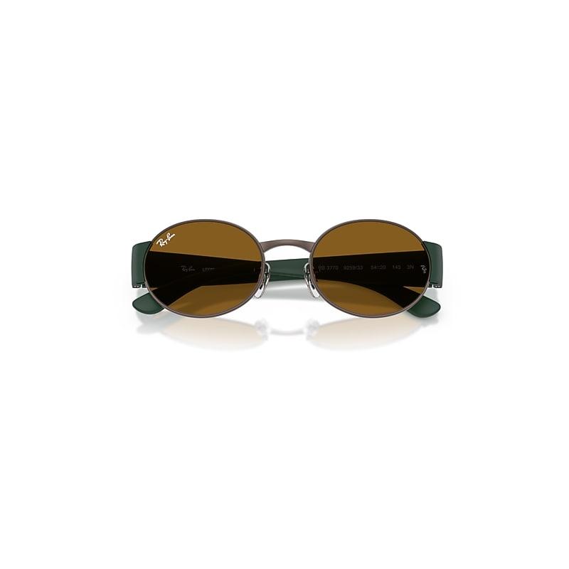 Ray-Ban Rb3770 Sunglasses Sand Green Frame Brown Lenses by RAY-BAN