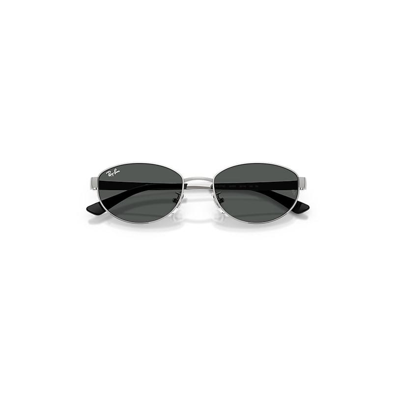 Ray-Ban Rb3774d Sunglasses Silver Frame Grey Lenses by RAY-BAN