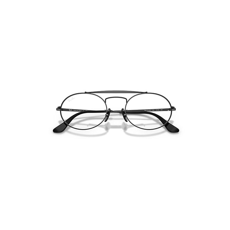 Ray-Ban Rb3775vm Optics Scuderia Ferrari Collection Eyeglasses Black Frame Clear Lenses Polarized by RAY-BAN