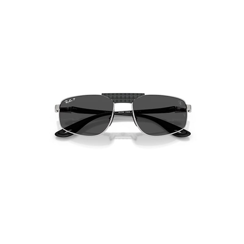 Ray-Ban Rb3776m Scuderia Ferrari Collection Polarized+ Lenses Sunglasses Black Frame Grey Lenses Polarized by RAY-BAN