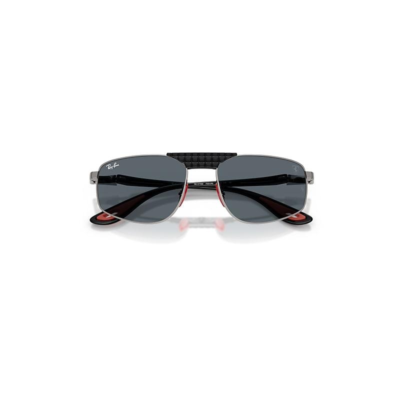 Ray-Ban Rb3776m Scuderia Ferrari Collection Sunglasses Black Frame Blue Lenses by RAY-BAN