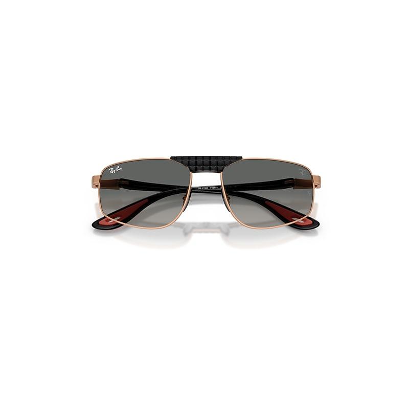 Ray-Ban Rb3776m Scuderia Ferrari Collection Sunglasses Black Frame Grey Lenses by RAY-BAN