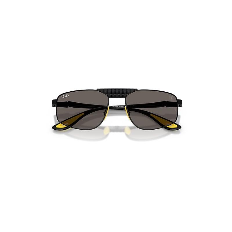 Ray-Ban Rb3776m Scuderia Ferrari Collection Sunglasses Black Frame Grey Lenses by RAY-BAN
