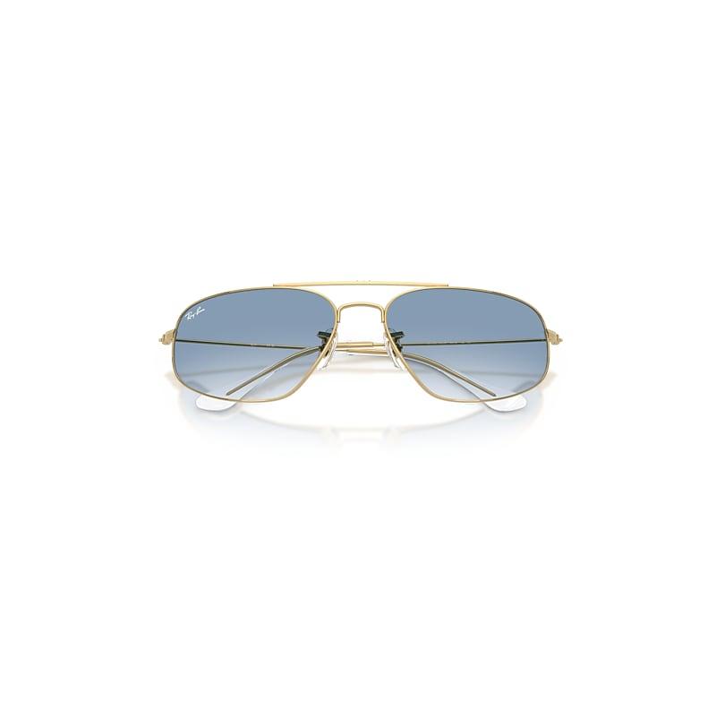 Ray-Ban Rb3780 Sunglasses Arista Gold Frame Blue Lenses by RAY-BAN